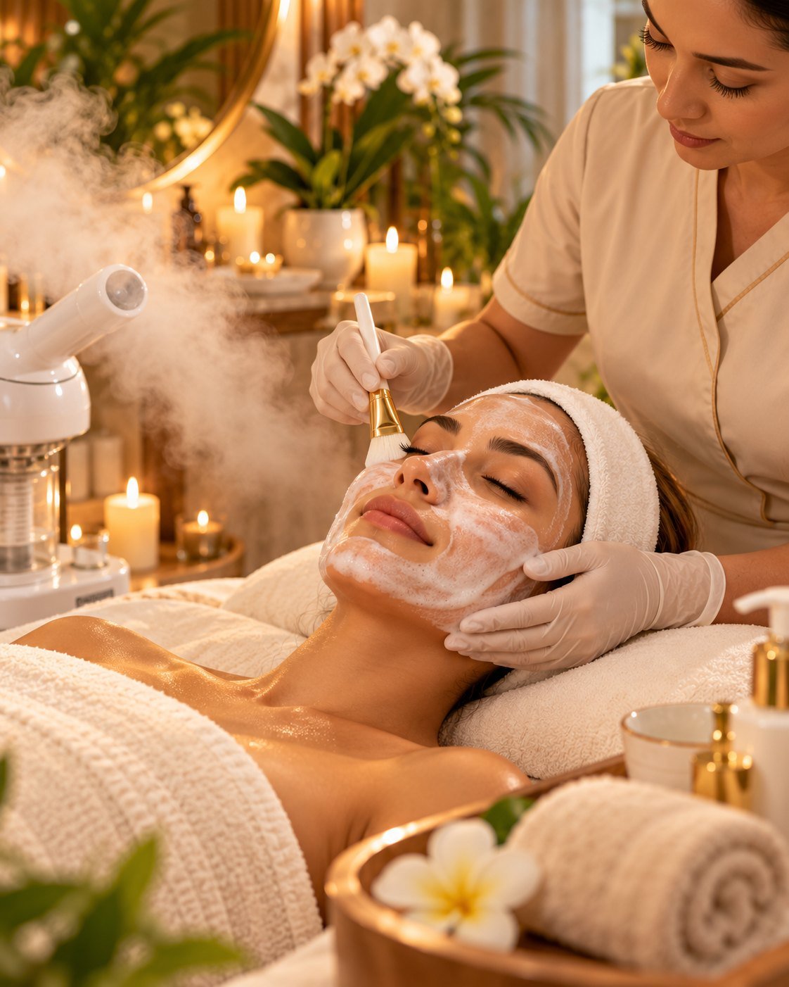 Deep facial cleansing treatment at ANI's Spa in Asheboro, NC