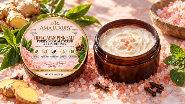 Himalayan Pink Salt Purifying Scalp Scrub & Conditioner