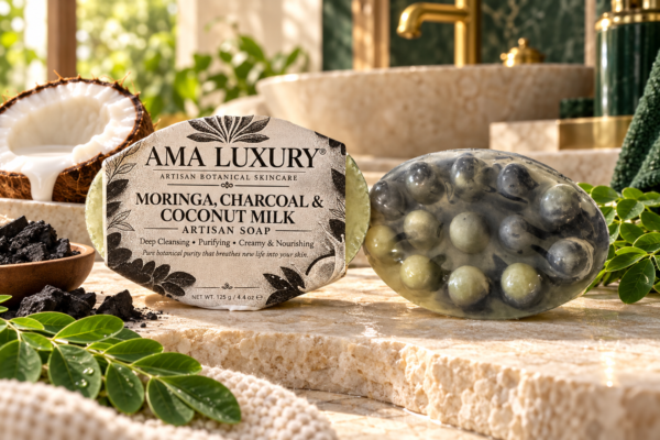 Moringa, Charcoal & Coconut Milk Artisan Soap