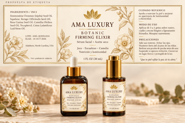 Botanic Firming Elixir – Dry-Touch Facial Oil | AMA LUXURY